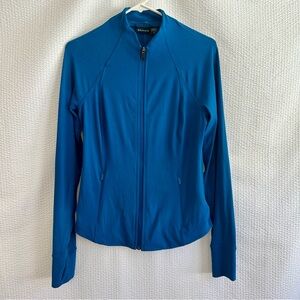 Athleta Salutation Women’s Blue Zip Up Jacket Size: Small Petite